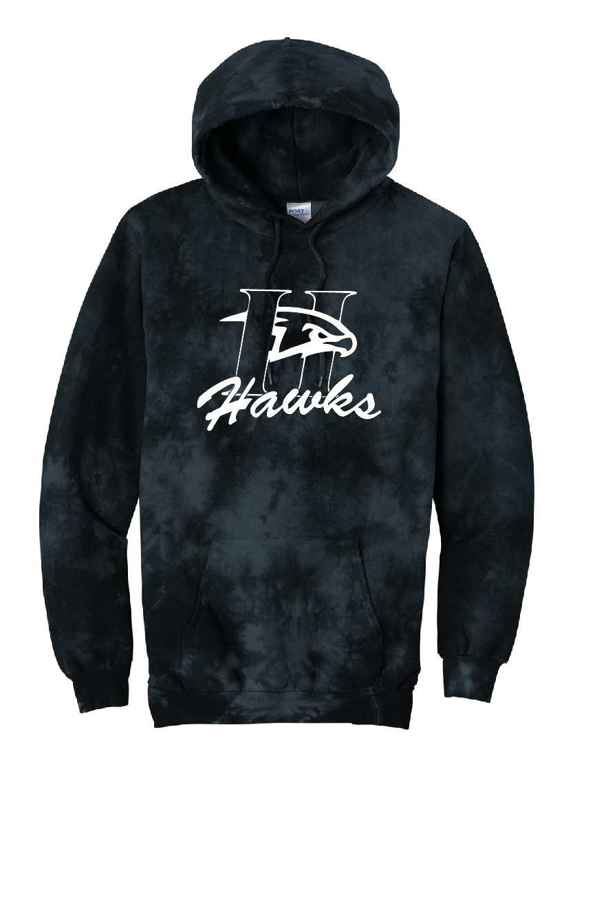 Hawks (logo 2) Tie Dye Hoodie
