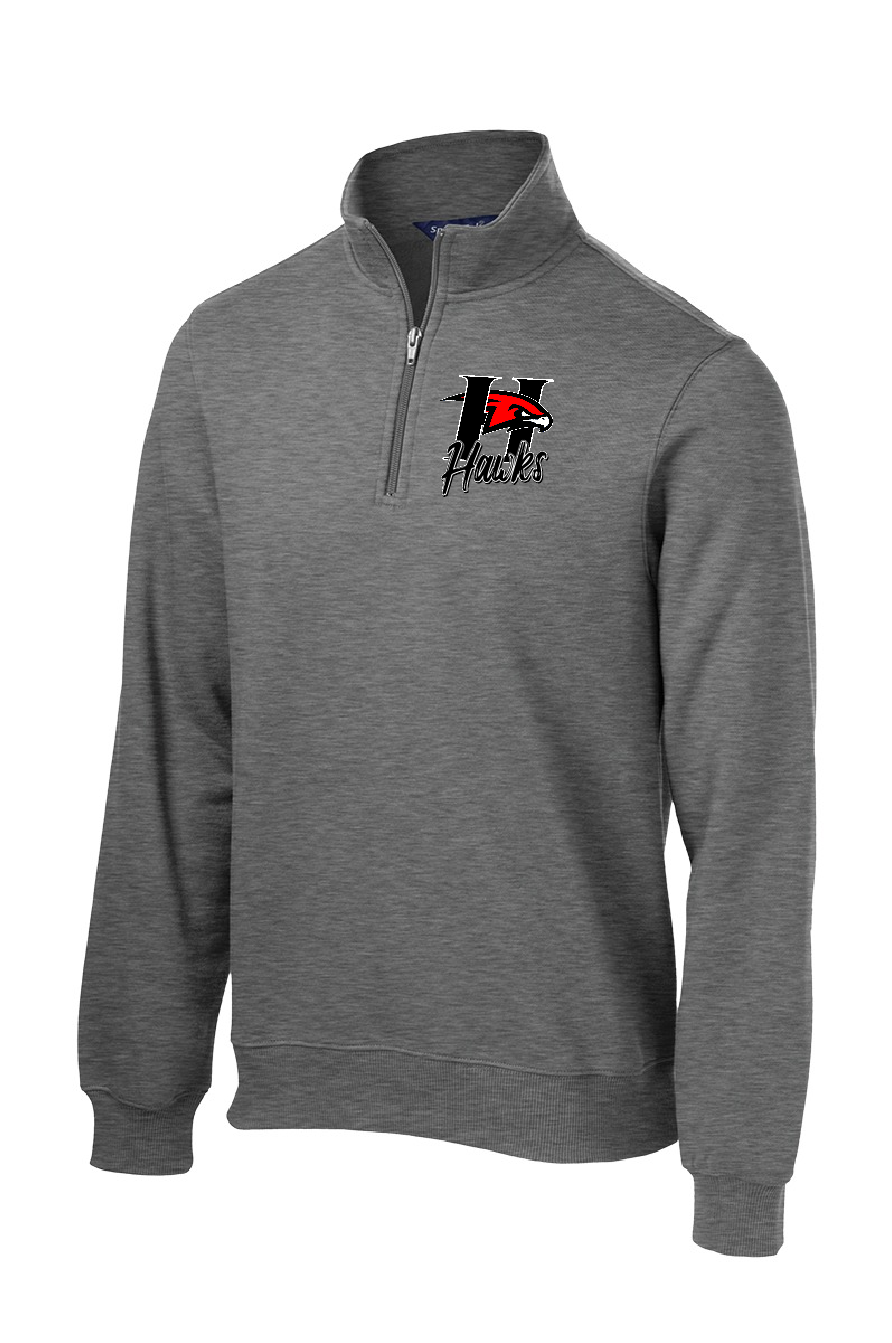 Hawks 1/4 Zip Sweatshirt *new logo*