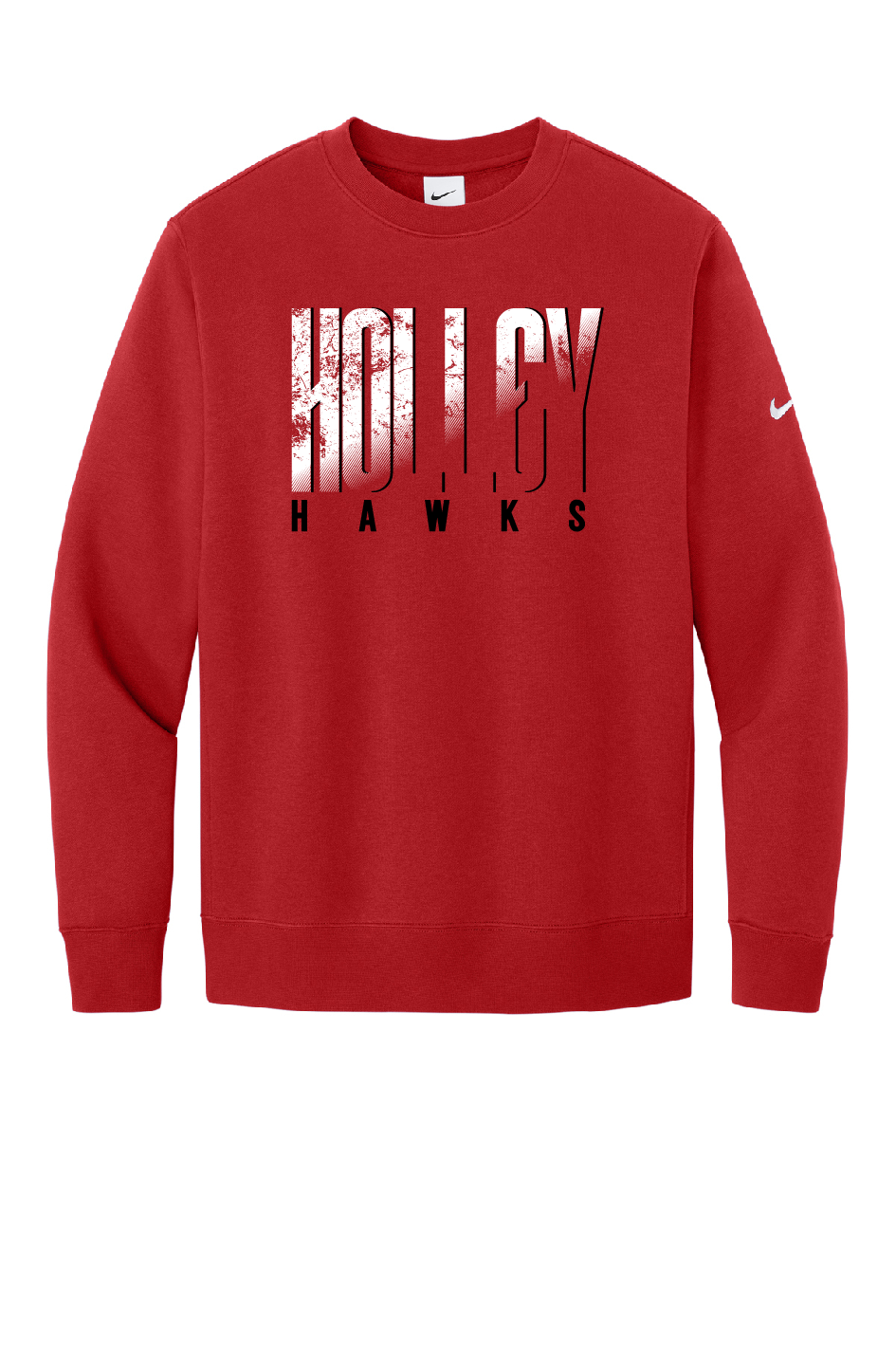 Holley Hawks (logo 3) Nike Crewneck Sweatshirt