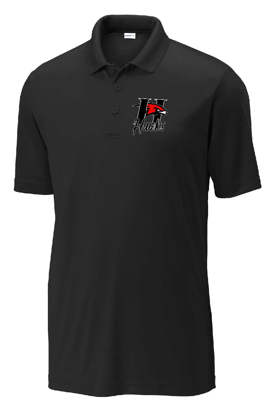 Hawks Polyester Polo *new logo*