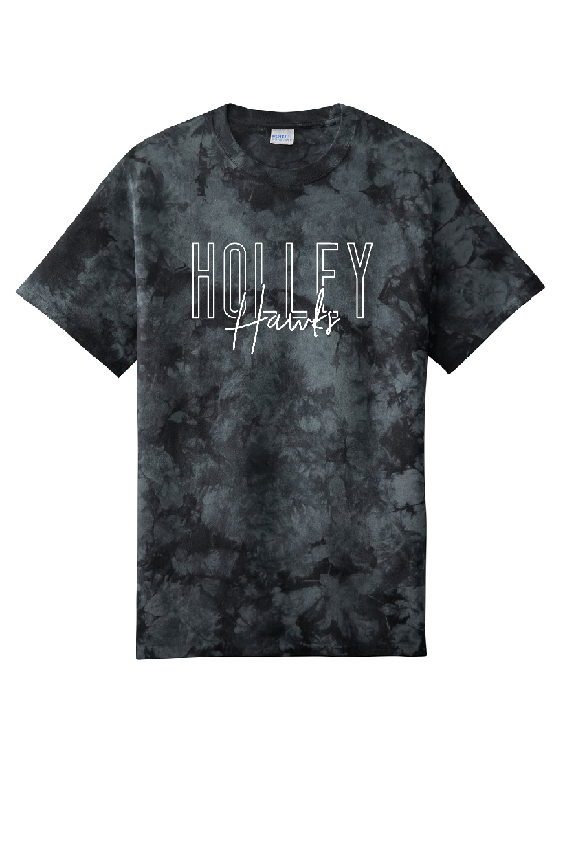 Holley Hawks Tie Dye T-Shirt *new logo*