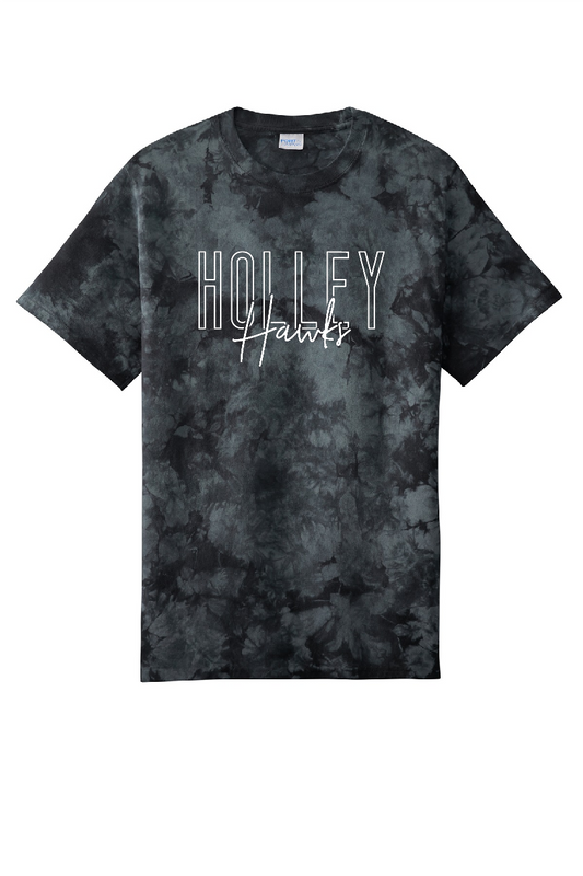 Holley Hawks Tie Dye T-Shirt *new logo*