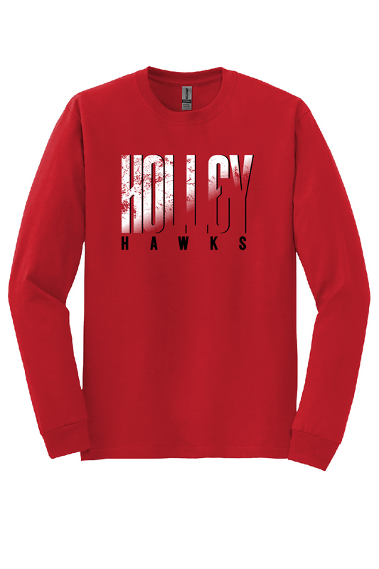 Holley Hawks (logo 3) Long Sleeve