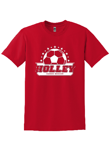 Holley Hawks Soccer Cotton T-Shirt
