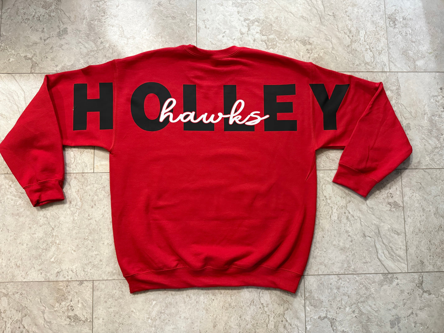 Holley Hawks Spirit Style Crewneck Sweatshirt