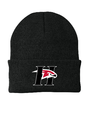 Embroidered Hawk Winter Hat