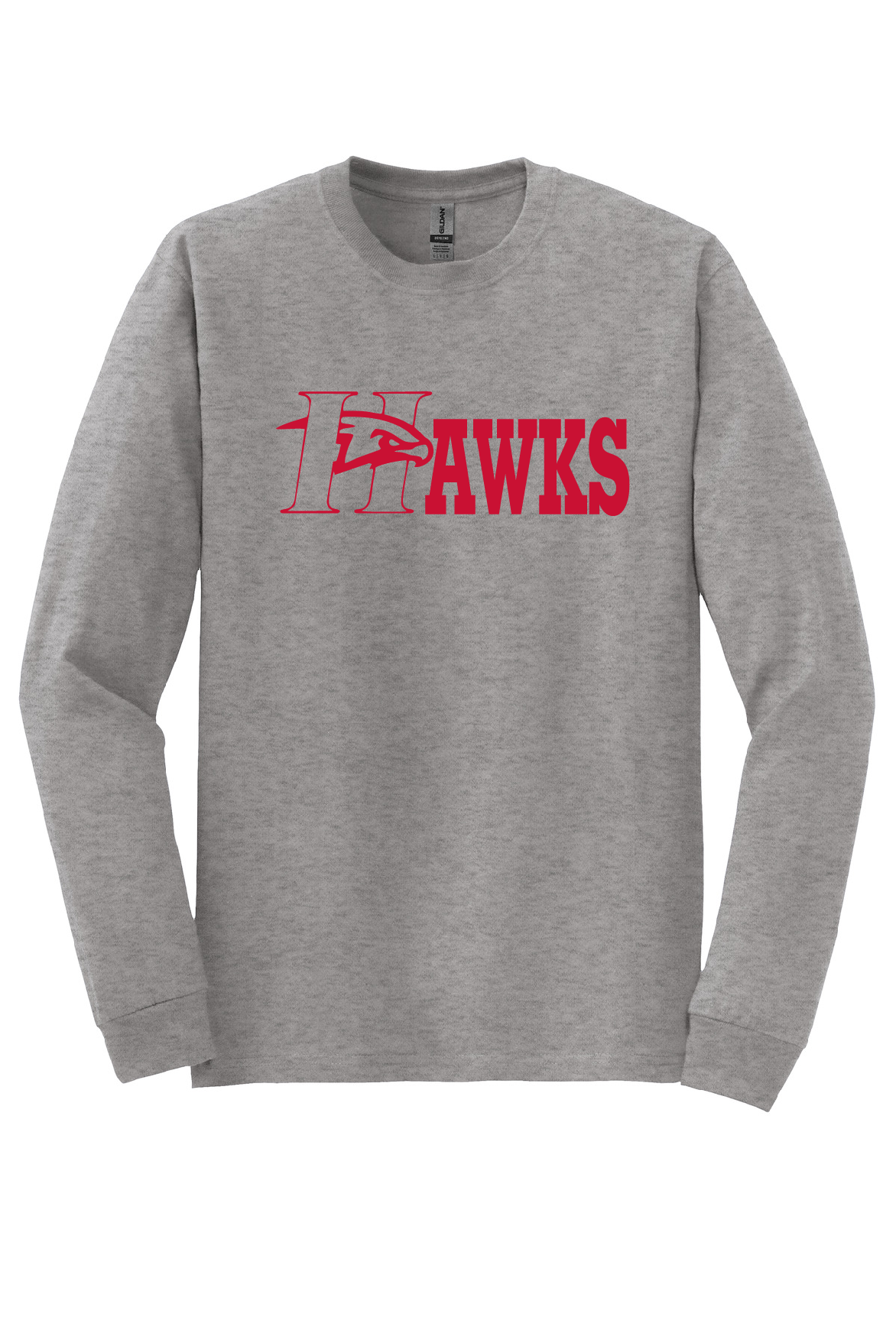 Hawks (logo 3) Long Sleeve Shirt