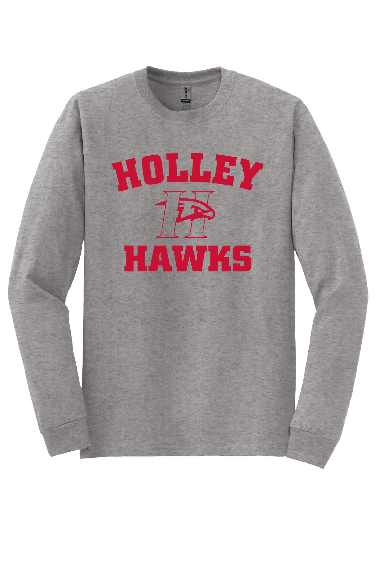 Holley Hawks (logo 2) Long Sleeve Shirt