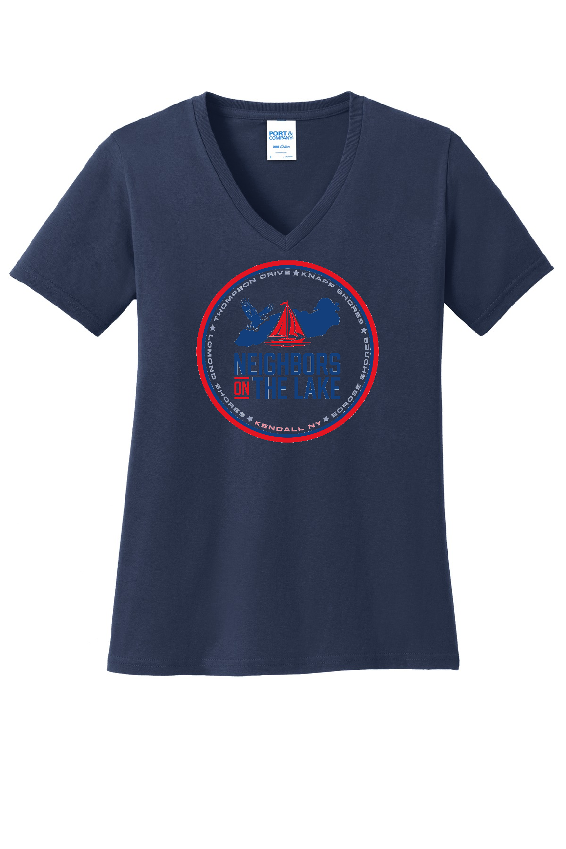 NOTL V-Neck T-Shirt (full front)