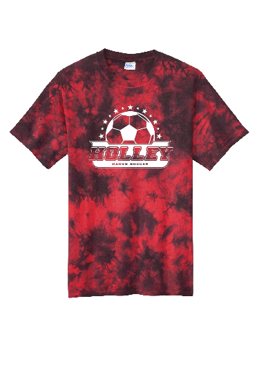Holley Hawks Soccer Tie Dye T-Shirt