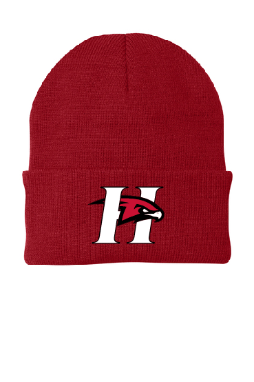 Embroidered Hawk Winter Hat