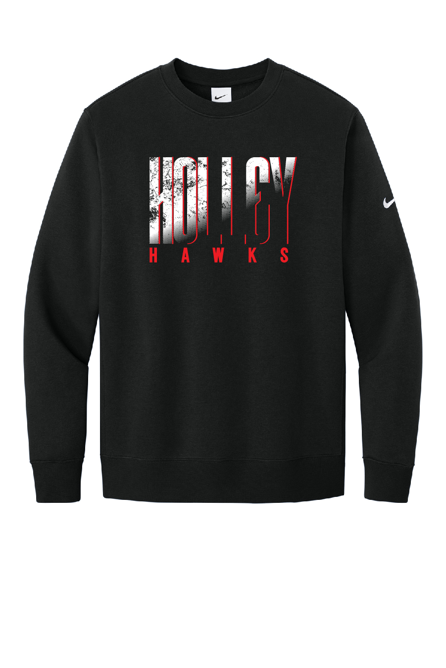 Holley Hawks (logo 3) Nike Crewneck Sweatshirt