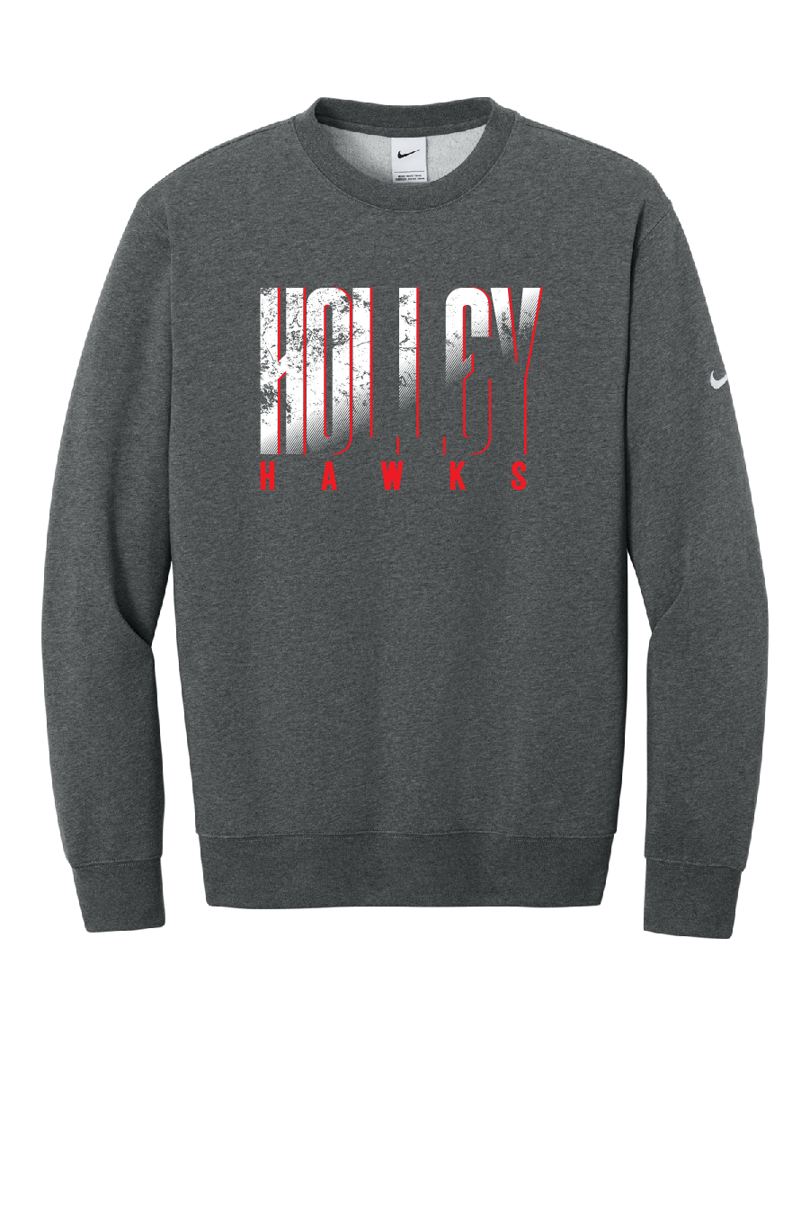 Holley Hawks (logo 3) Nike Crewneck Sweatshirt
