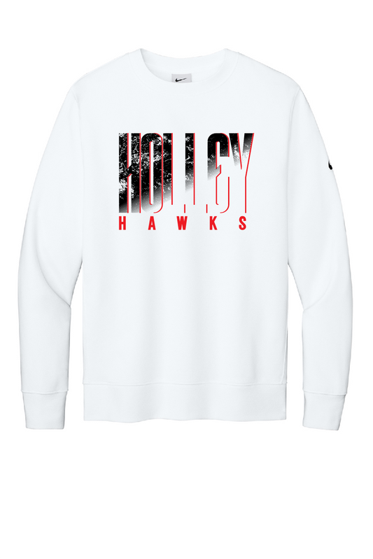 Holley Hawks (logo 3) Nike Crewneck Sweatshirt