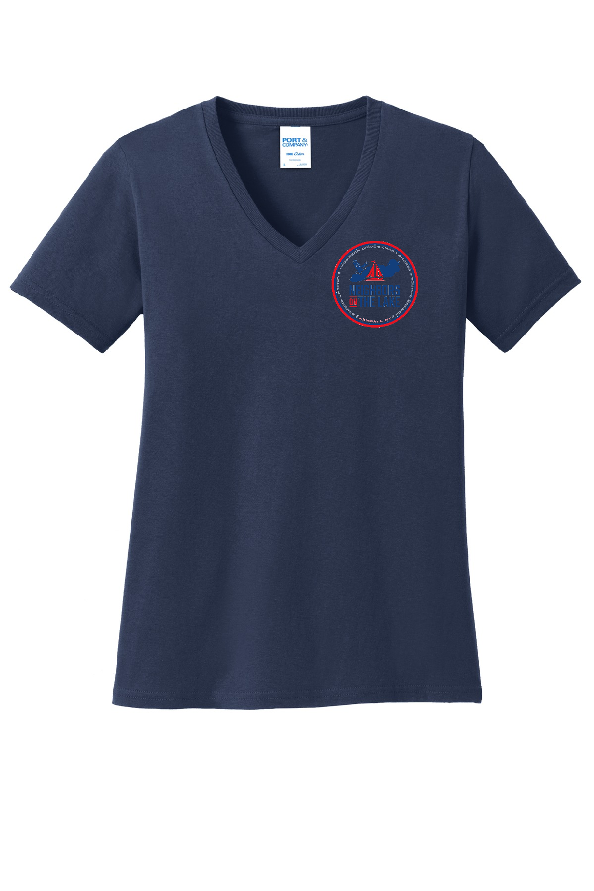 NOTL V-Neck T-Shirt (pocket logo)