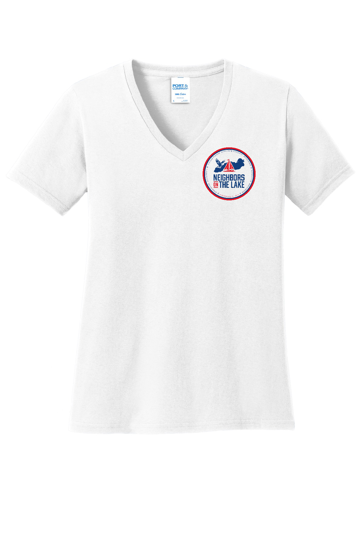NOTL V-Neck T-Shirt (pocket logo)